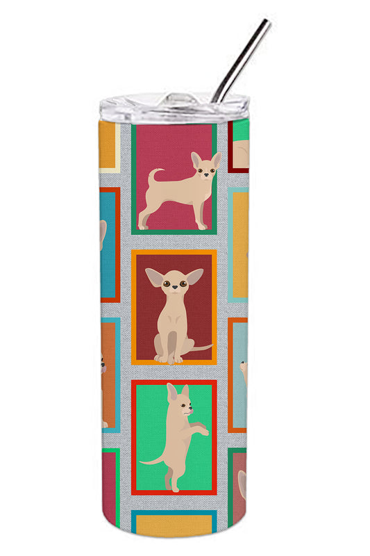 Buy this Lots of Chihuahua Stainless Steel Skinny Tumbler