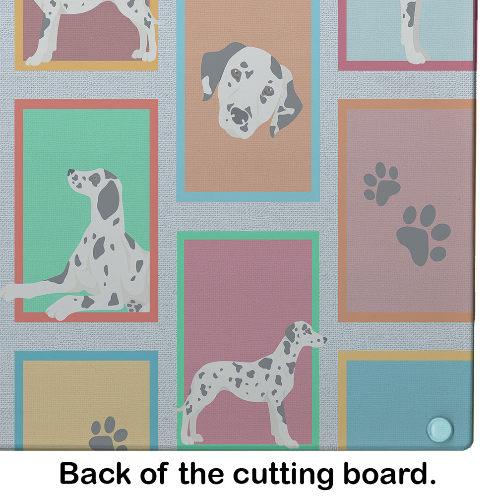 Lots of Dalmatian Glass Cutting Board