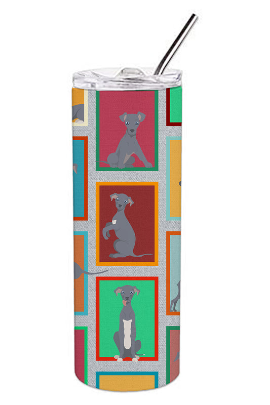 Buy this Lots of Italian Greyhound Stainless Steel Skinny Tumbler