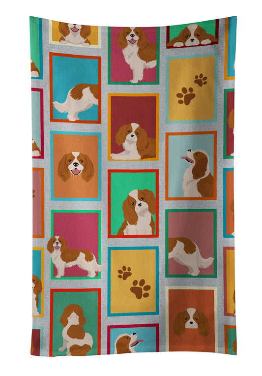 Buy this Lots of Blenheim Cavalier Spaniel Kitchen Towel