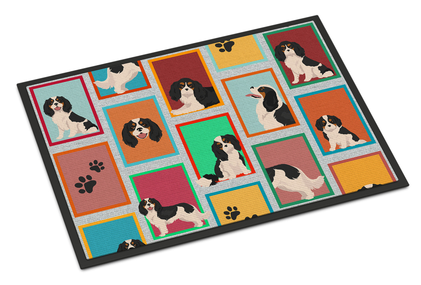 Buy this Lots of Tricolor Cavalier Spaniel Doormat