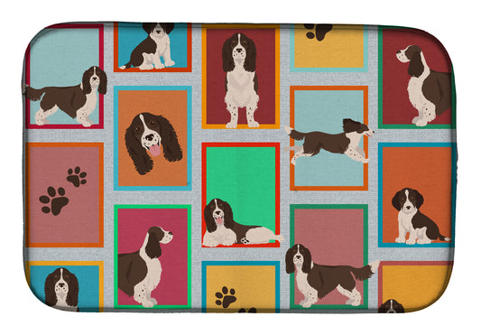 Buy this Lots of Liver English Springer Spaniel Dish Drying Mat