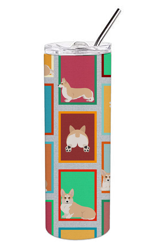 Buy this Lots of Fawn Pembroke Corgi Stainless Steel Skinny Tumbler