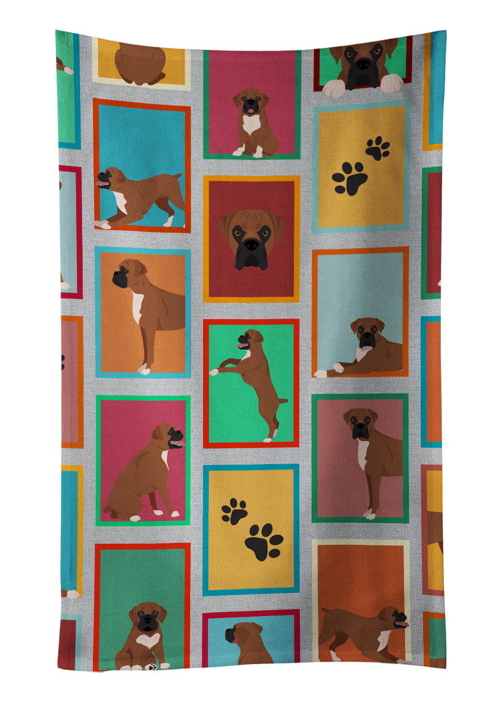 Buy this Lots of Black Face Boxer Kitchen Towel
