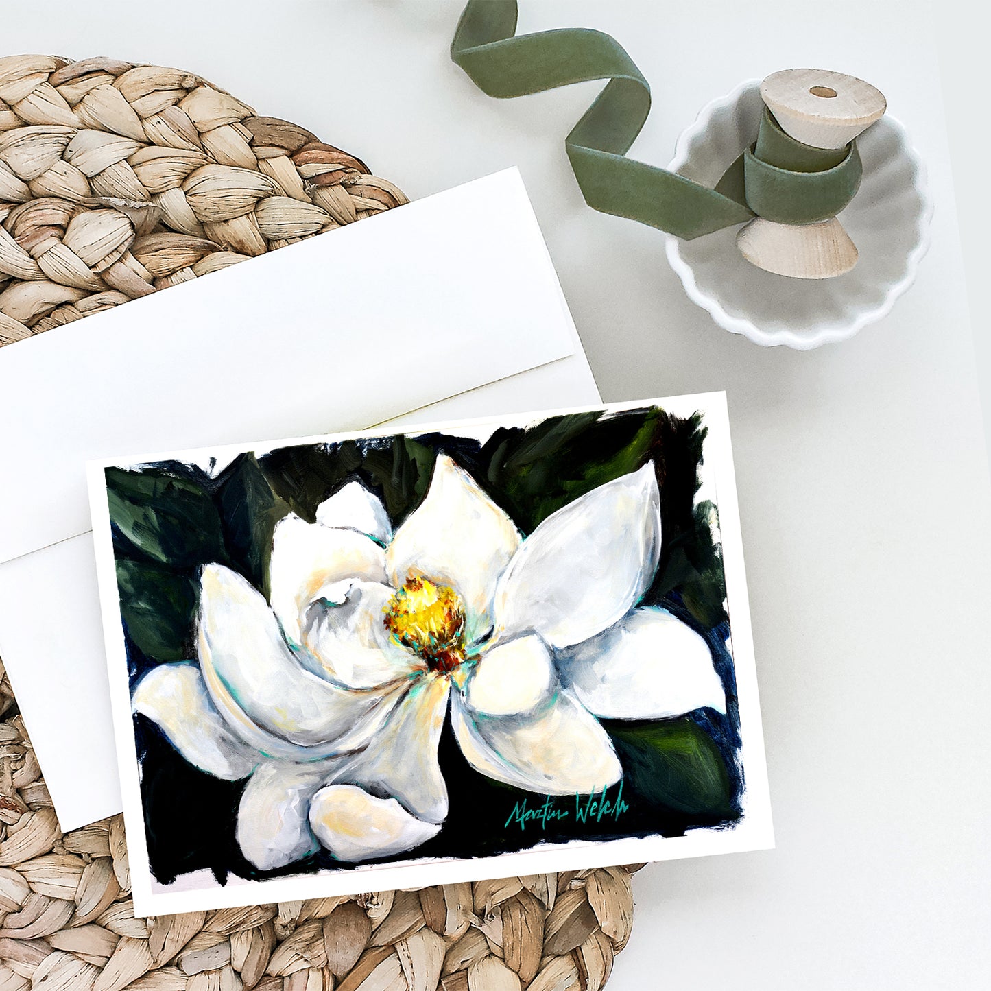 Sweet Magnolia Greeting Cards Pack of 8