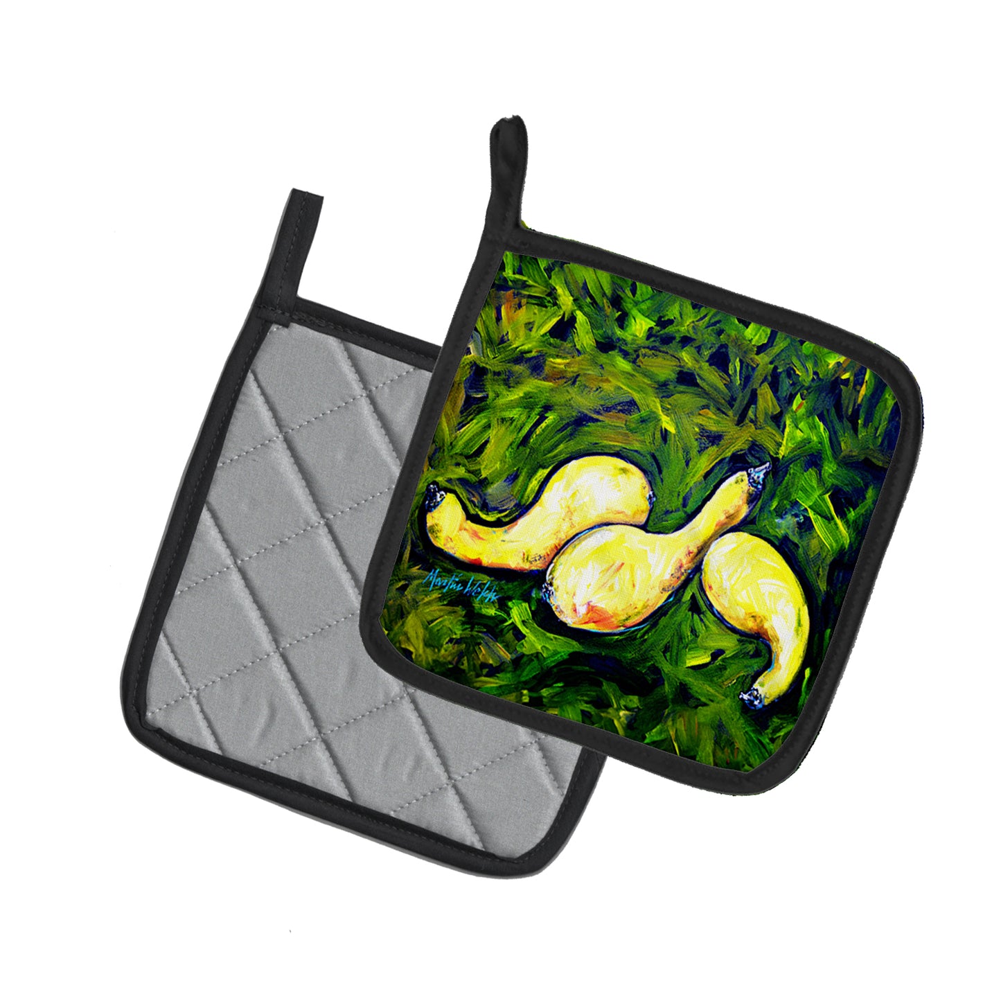 Three Crooks Squash Pair of Pot Holders