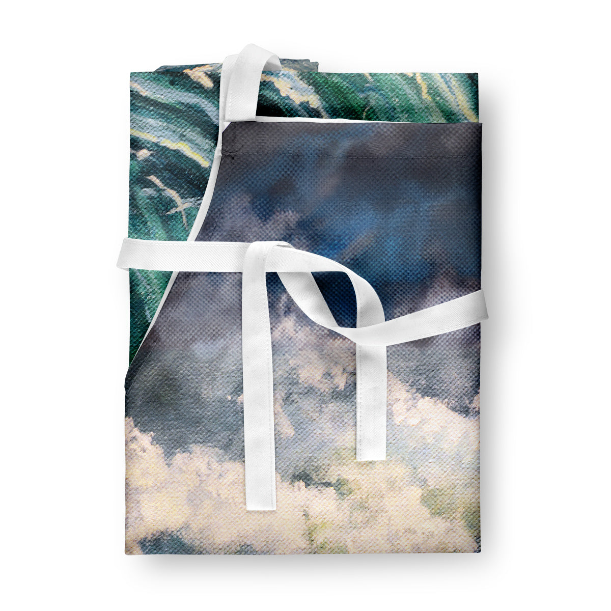 Big Blue Wave Apron