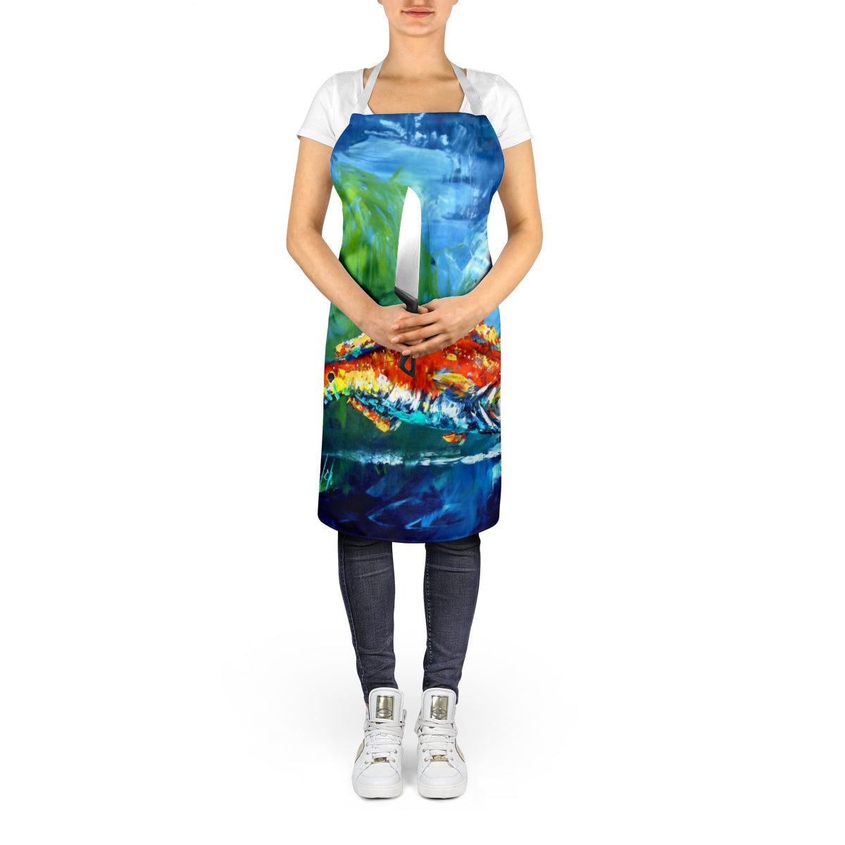 Break Through Red Fish Apron