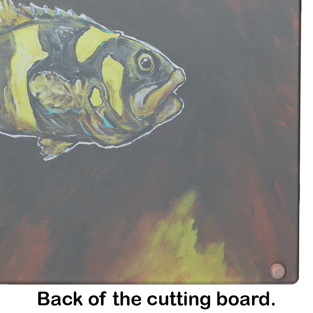 Bumblebee Fish Glass Cutting Board