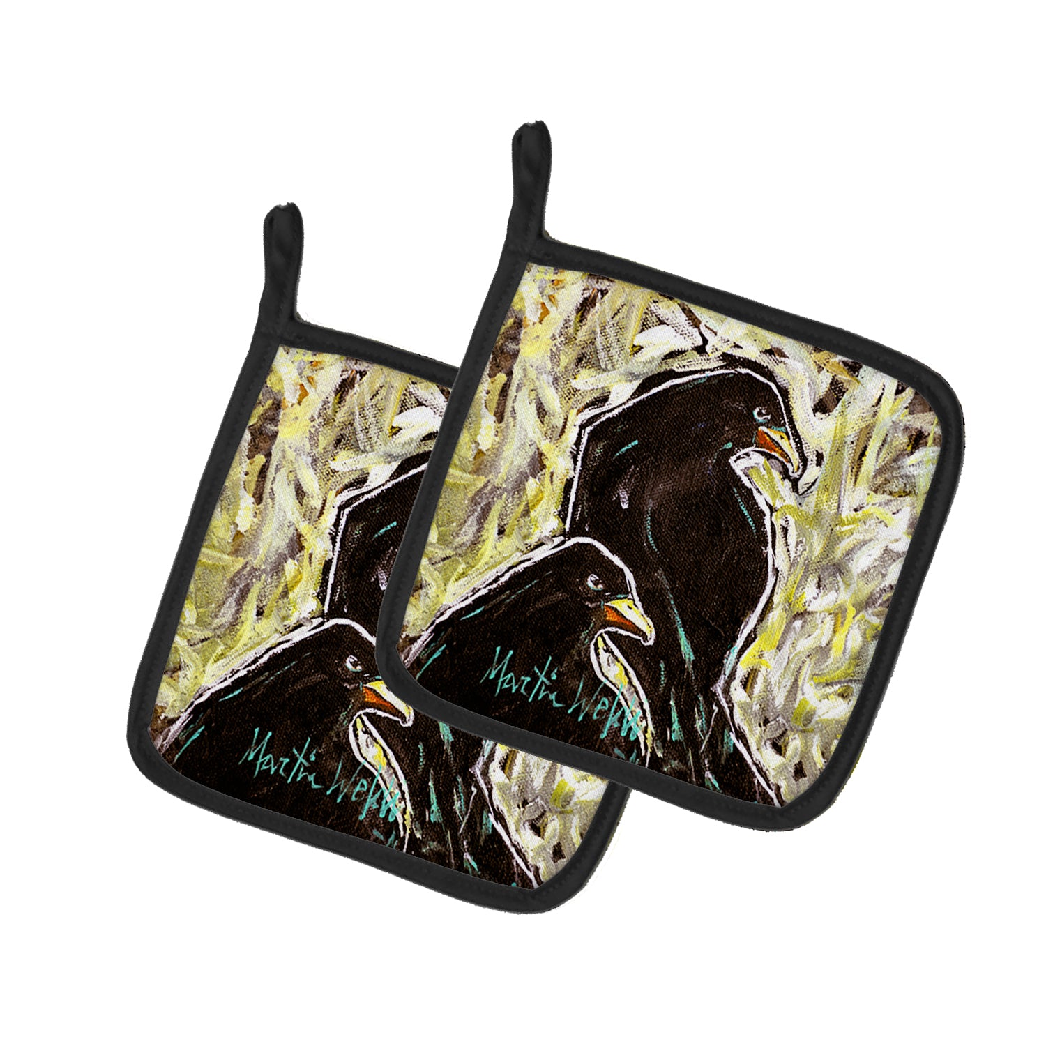 Buy this Crows Matt and Chester Pair of Pot Holders
