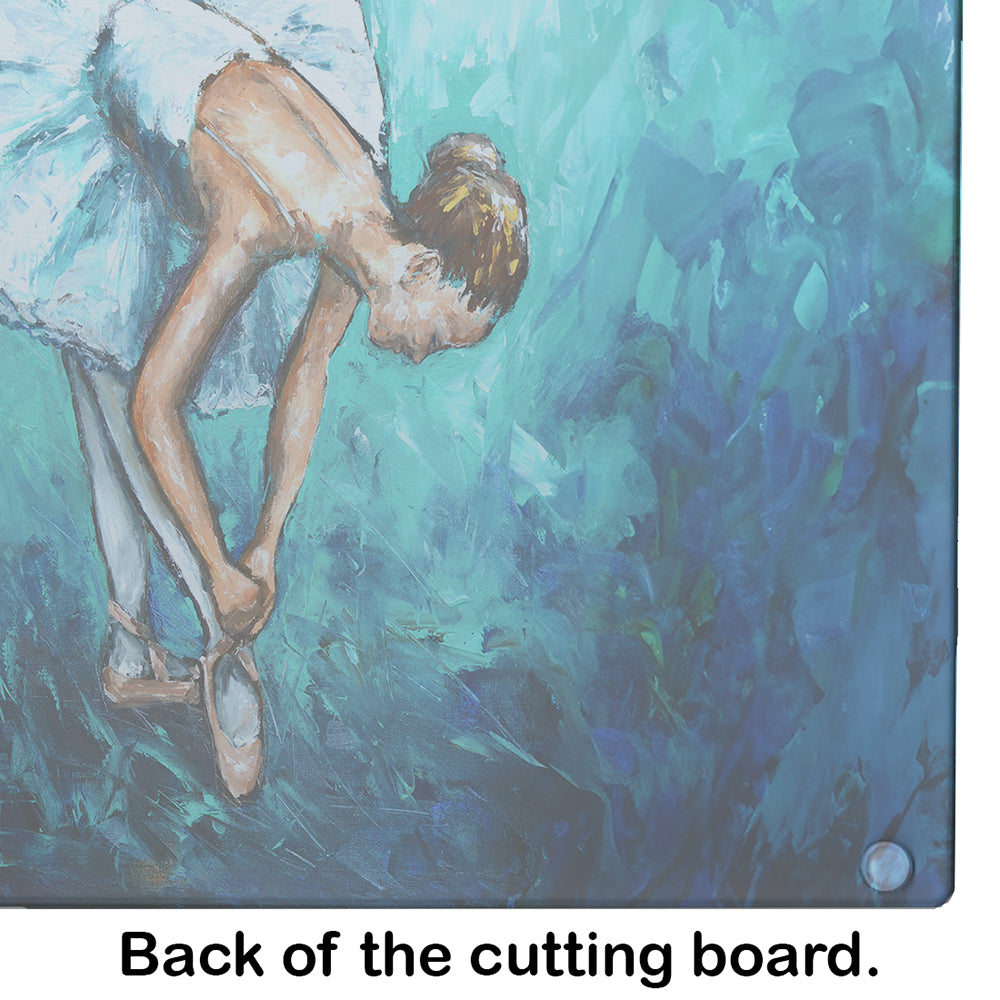 Early Practice Ballet Glass Cutting Board