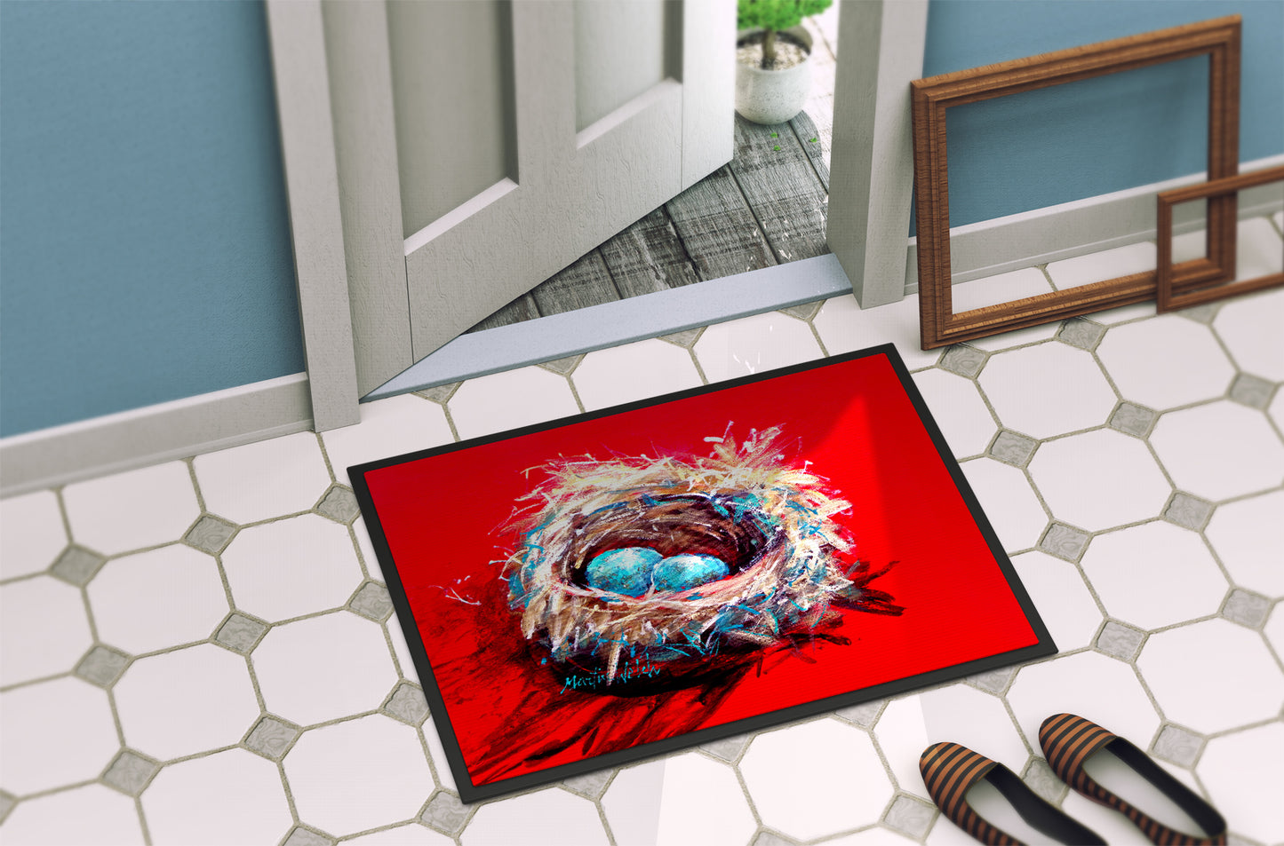 Egg-Stra Special Bird Nest Doormat