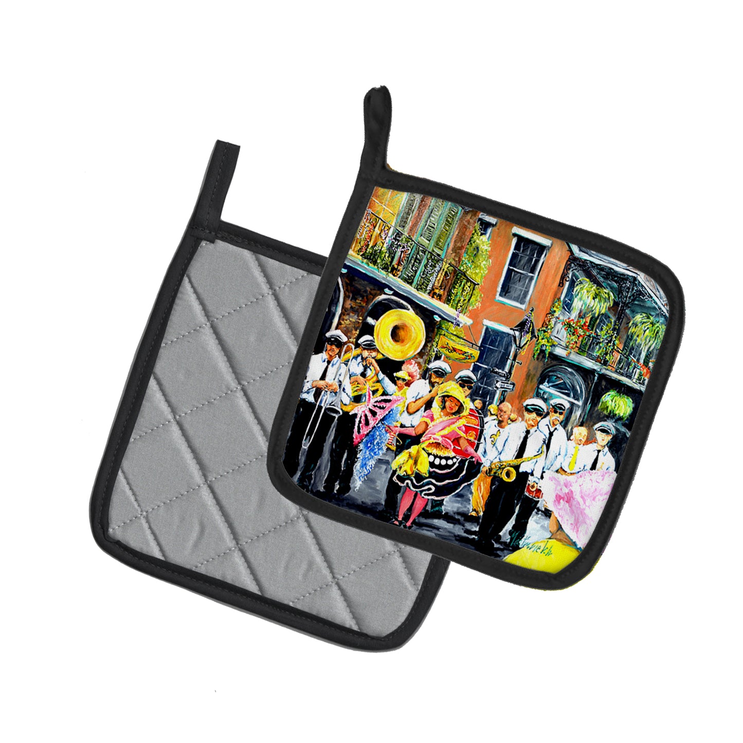 French Quarter Frolic Pair of Pot Holders
