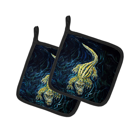Buy this Gator Down Alligator Pair of Pot Holders