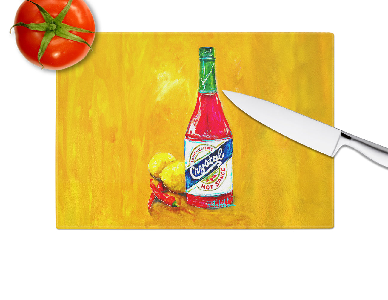 Got Sauce Hot Sauce Glass Cutting Board