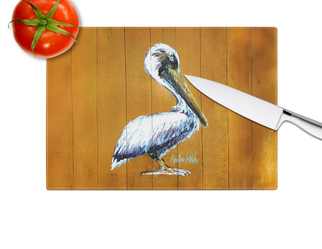 Hangin In Pelican Glass Cutting Board