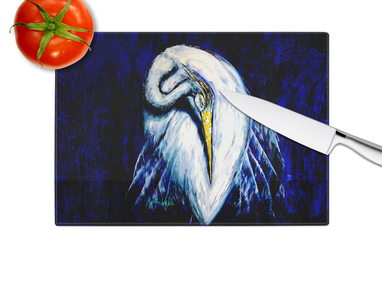 Heron Freshen Up Glass Cutting Board