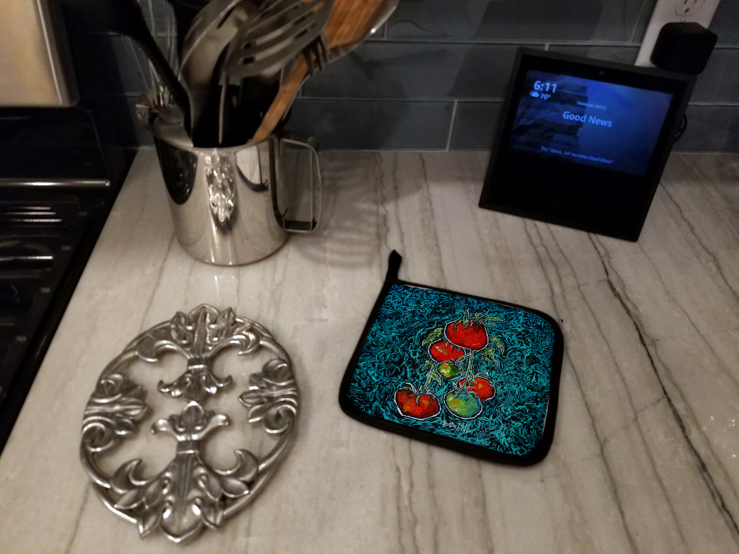 Maters Tomatoes Pair of Pot Holders