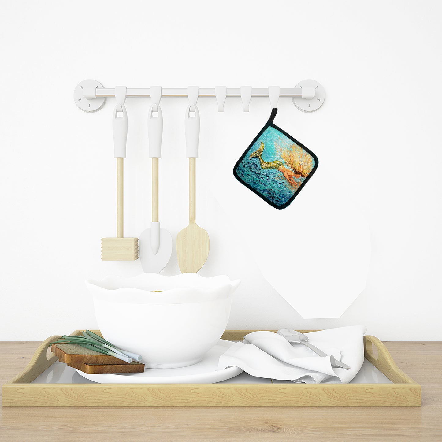 Mermaid After Your Heart Pair of Pot Holders