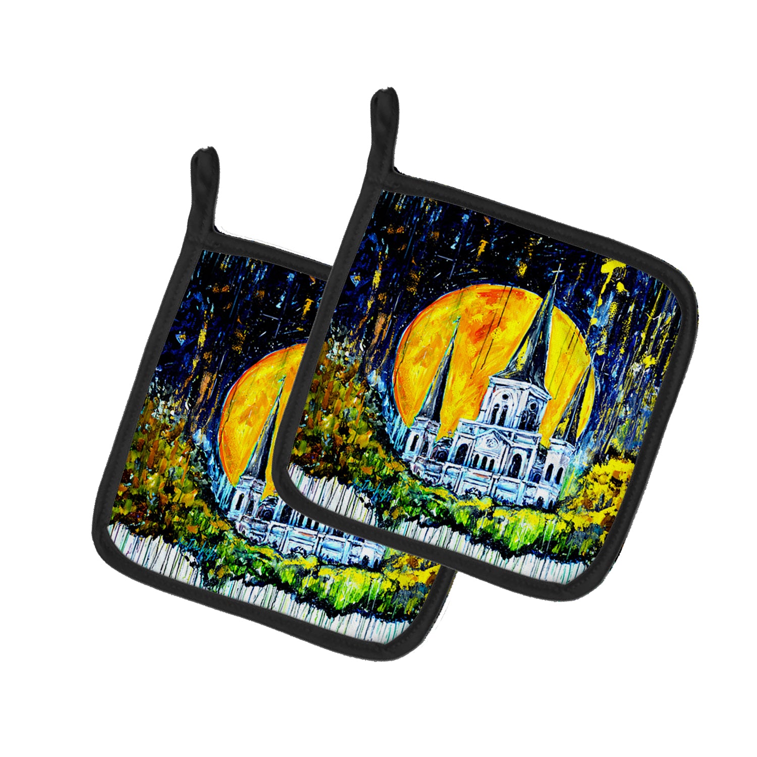 Buy this Moonlight Shadows Pair of Pot Holders