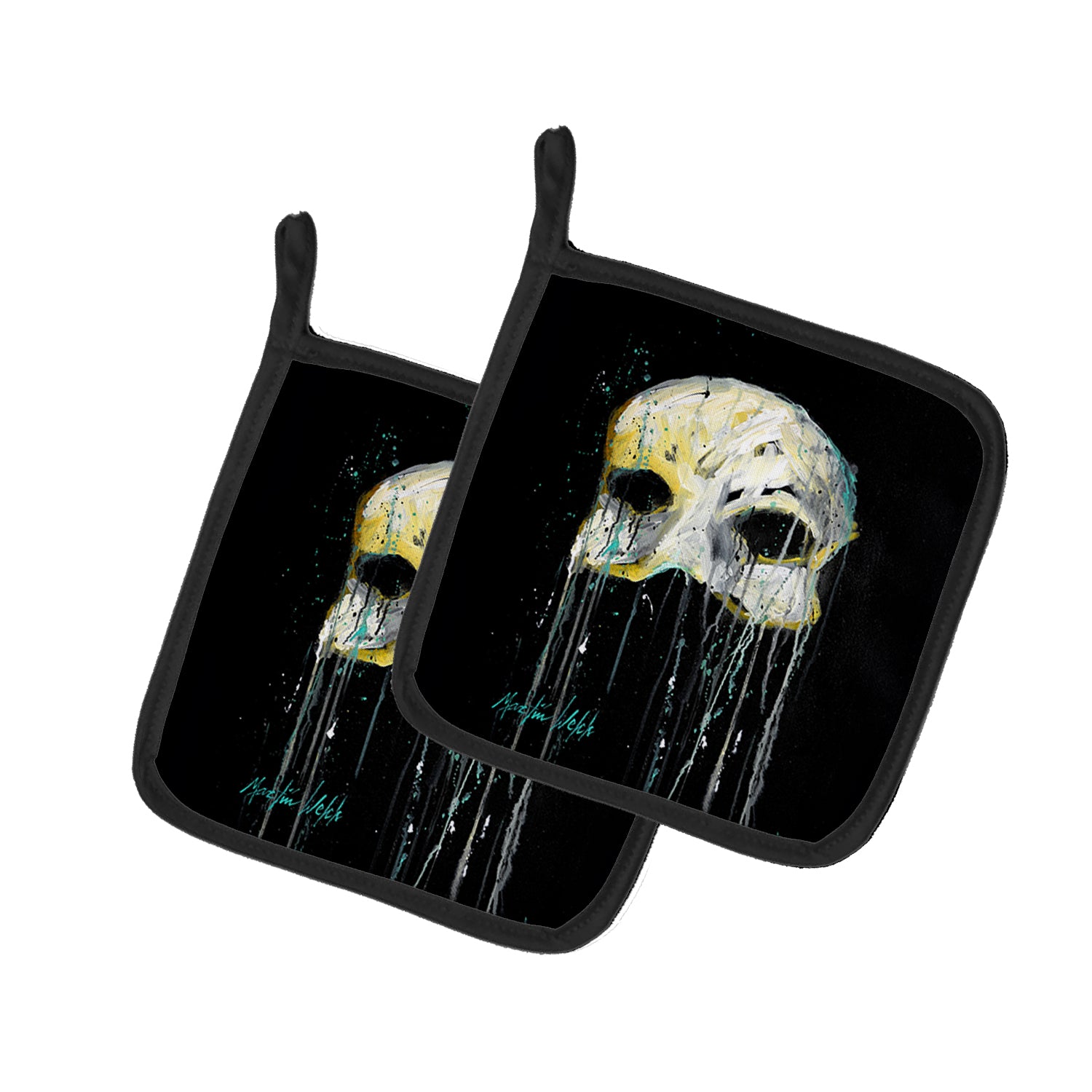 Buy this Mysterious Mask Pair of Pot Holders