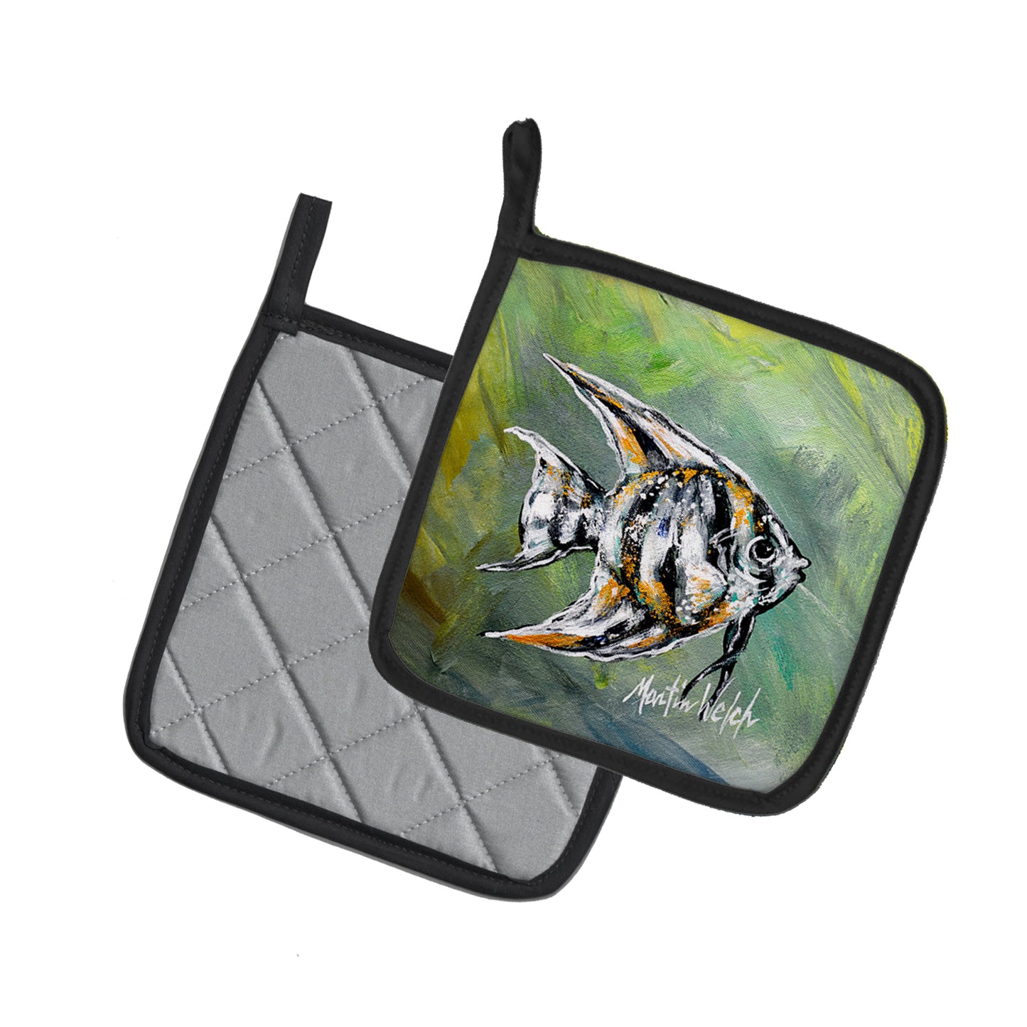 Nancys Fish Pair of Pot Holders