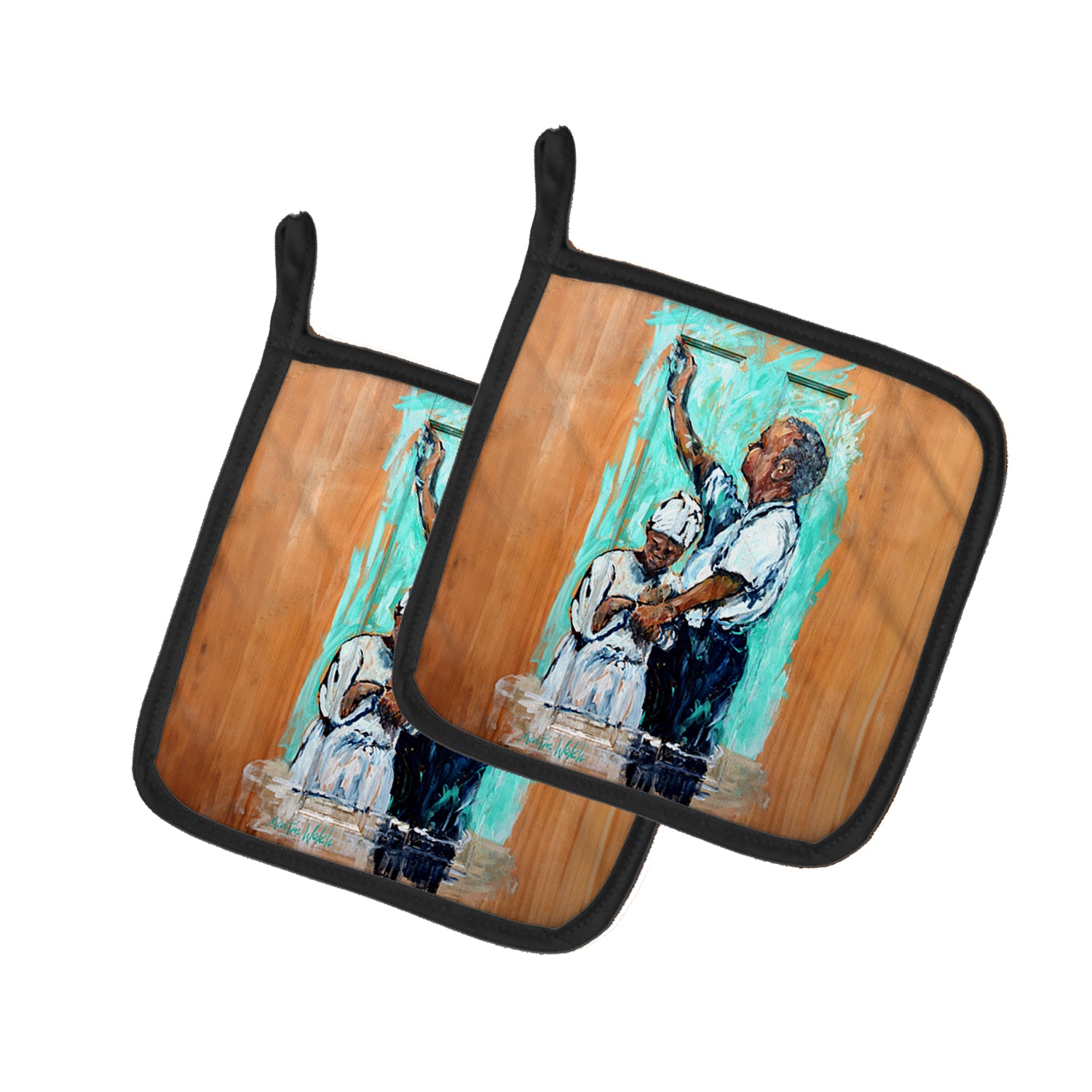 Buy this Nostalgic Just As I Am Pair of Pot Holders