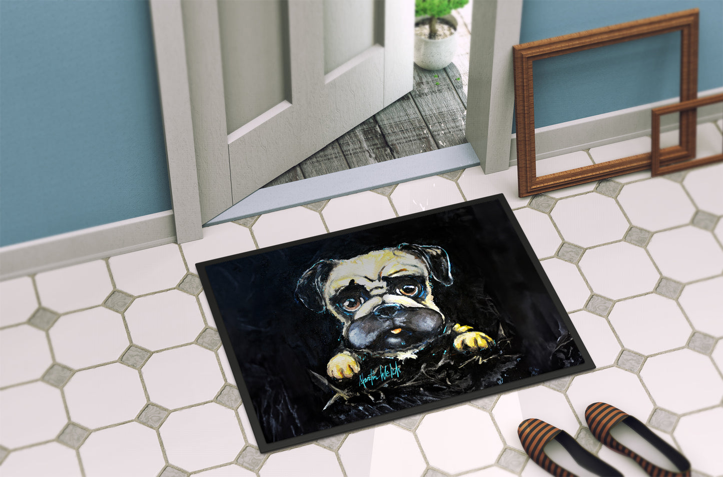 Pug It Out Doormat