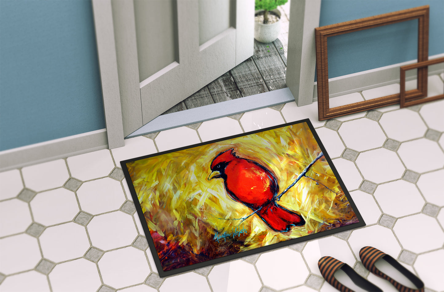 Sha Red Baba Bird Doormat