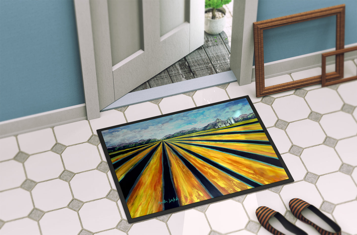 Silos Farm Land Doormat