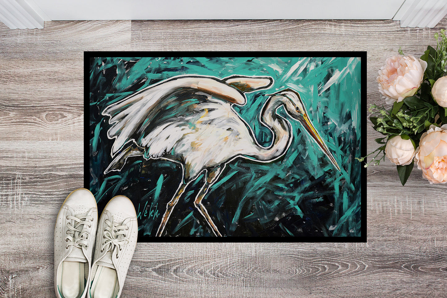 Heron Stretch Doormat