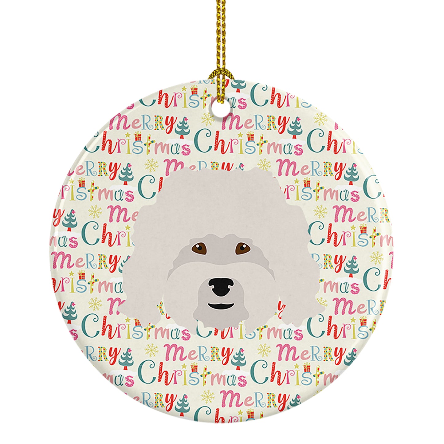 Buy this Bolognese Merry Christmas Ceramic Ornament