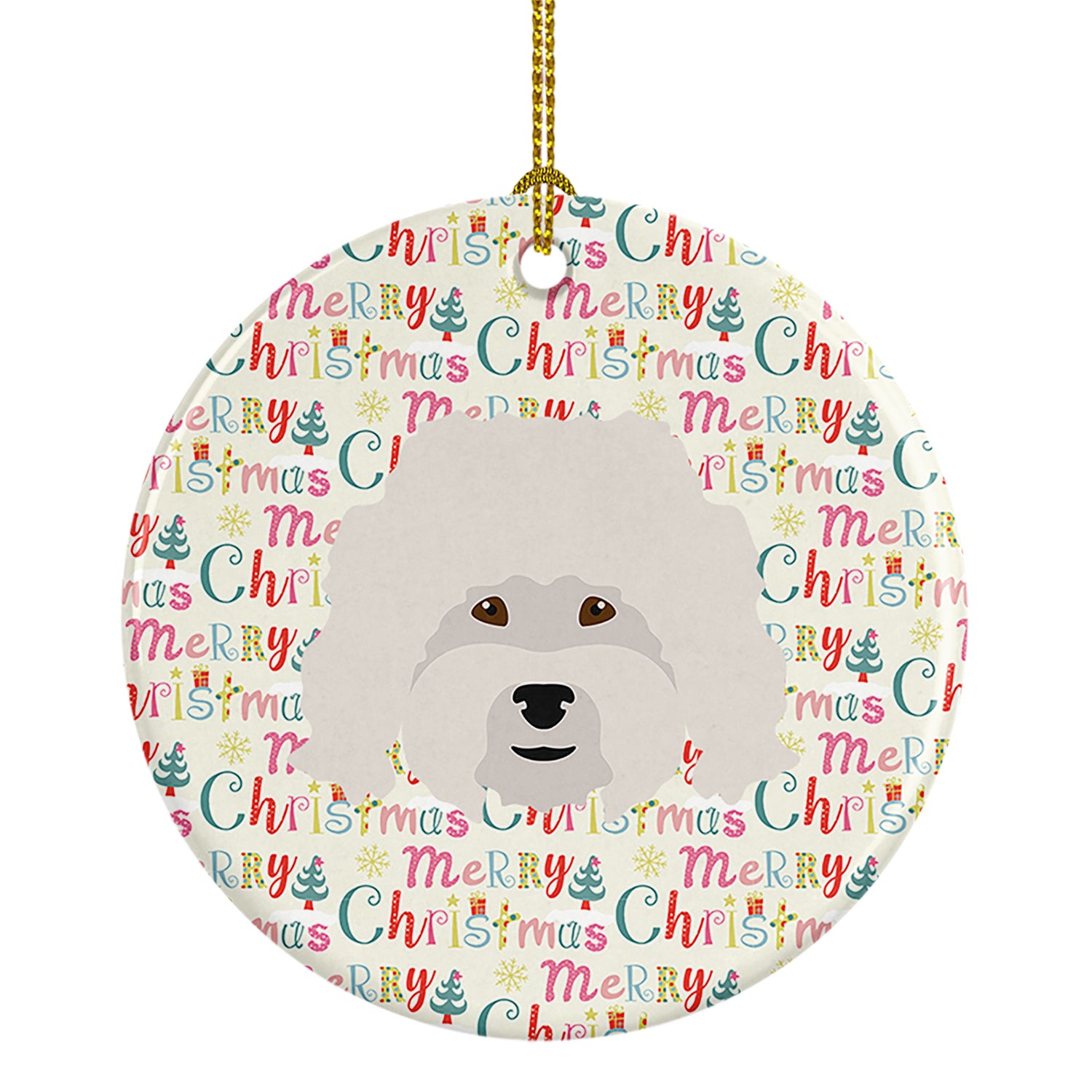 Buy this Bolognese Merry Christmas Ceramic Ornament