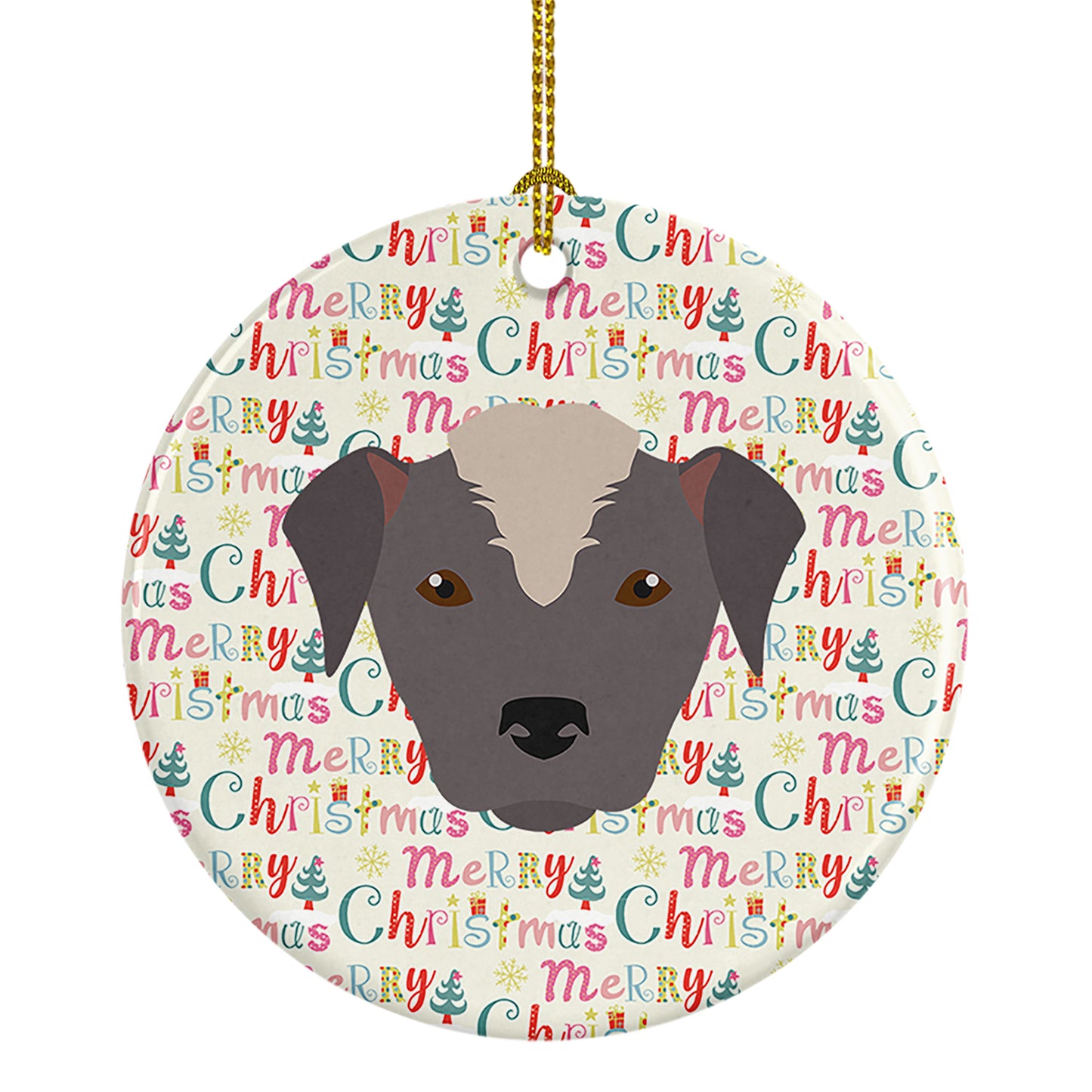 Buy this Ecuadorian Hairless Dog Merry Christmas Ceramic Ornament