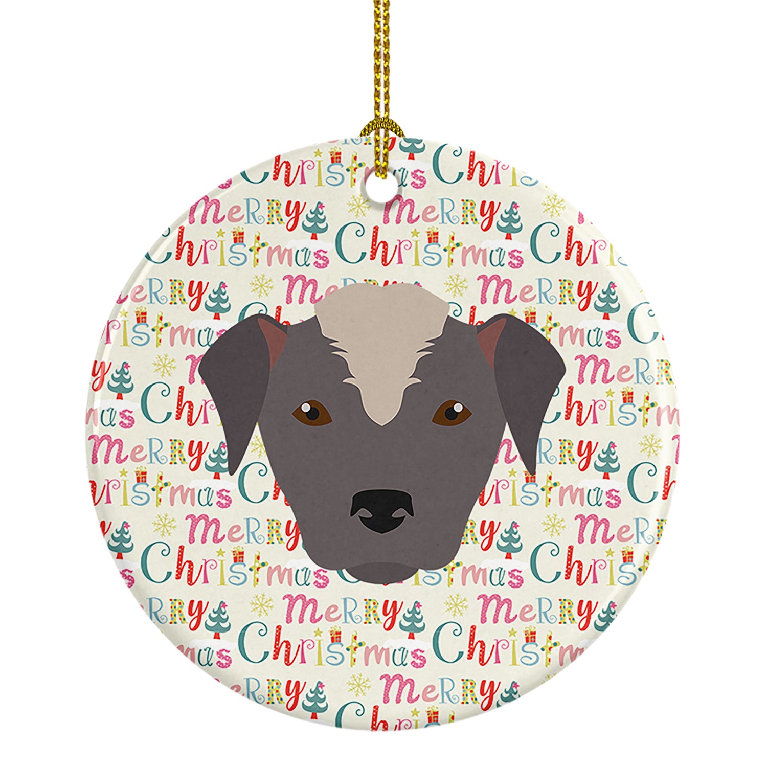 Buy this Ecuadorian Hairless Dog Merry Christmas Ceramic Ornament