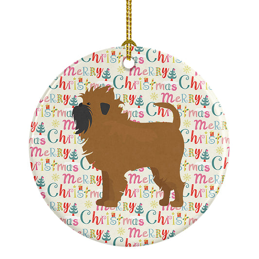 Buy this Affenpinscher #1 Merry Christmas Ceramic Ornament