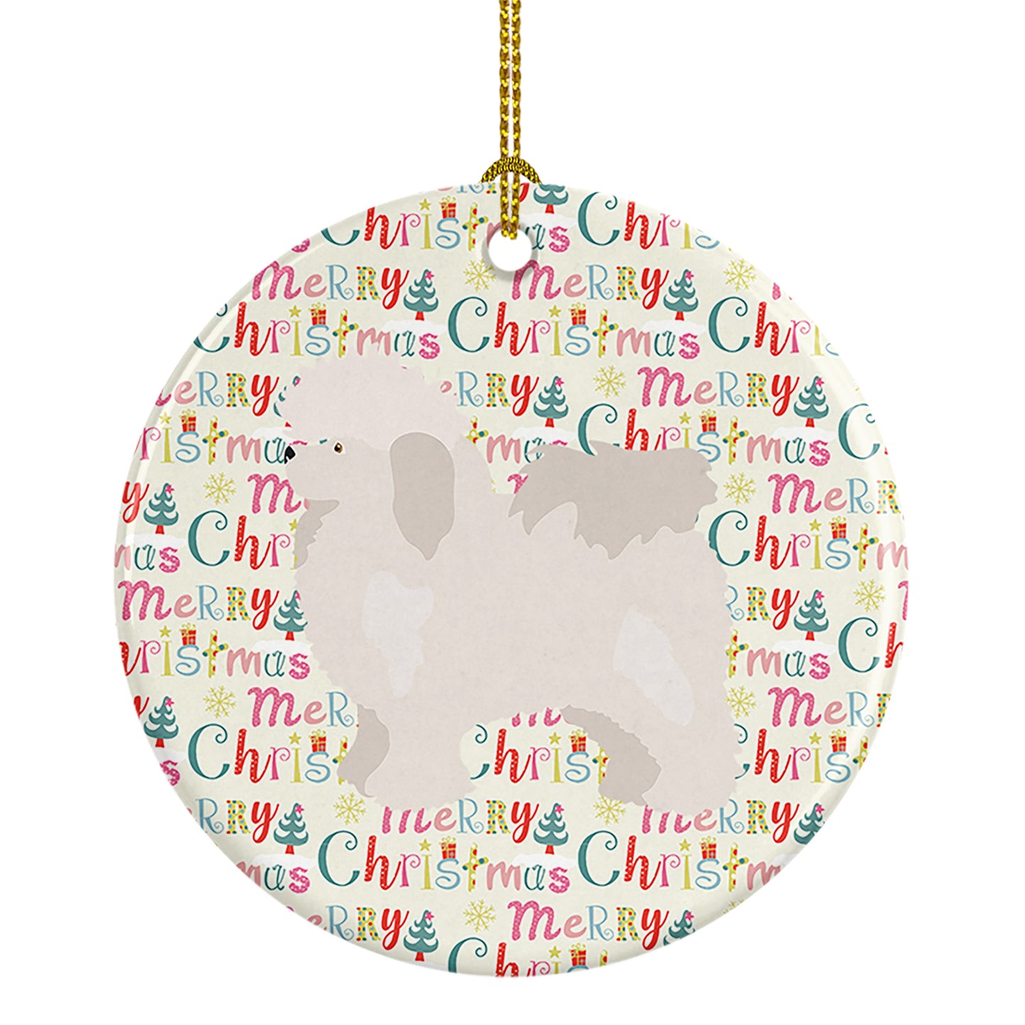 Buy this Bolognese Merry Christmas Ceramic Ornament