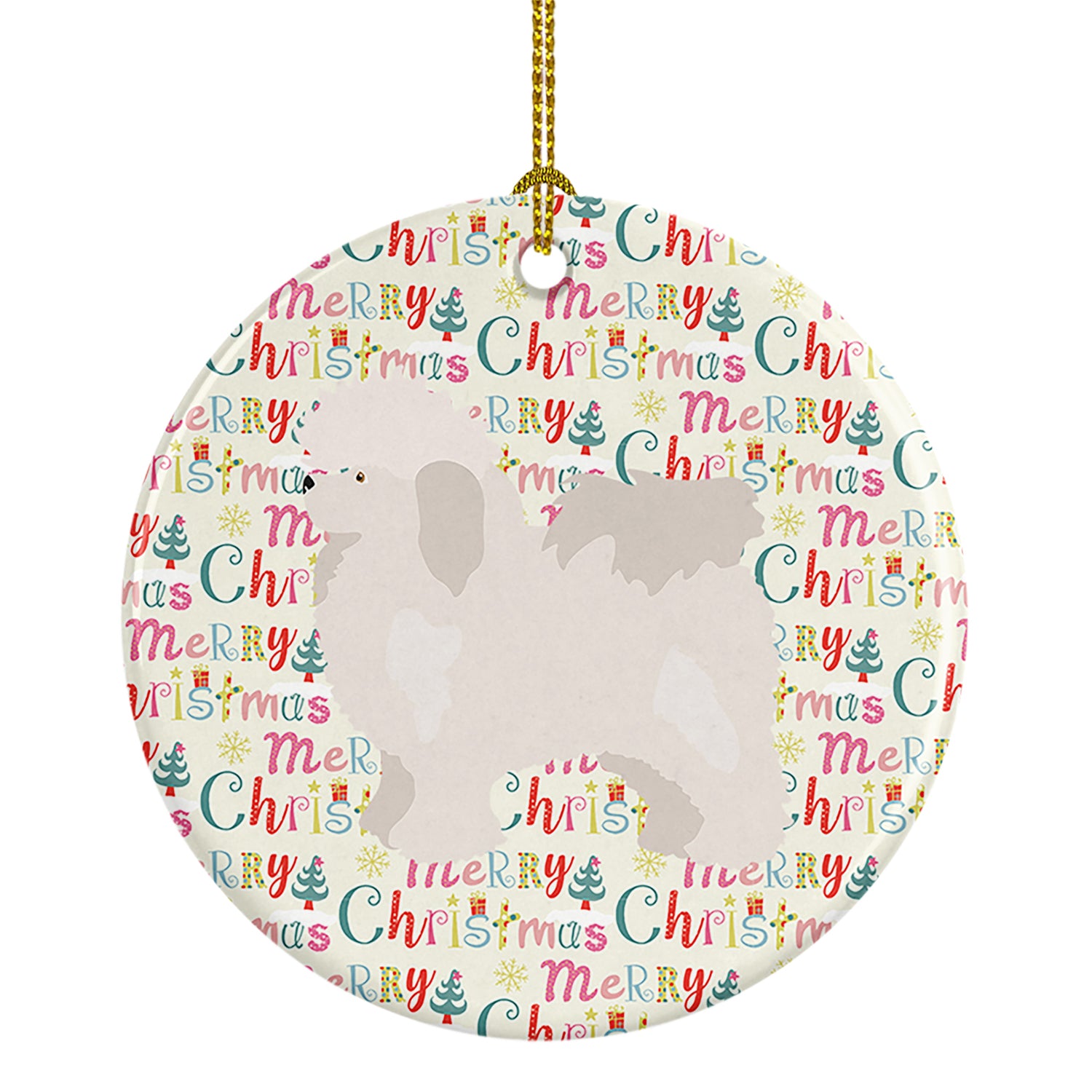 Buy this Bolognese Merry Christmas Ceramic Ornament