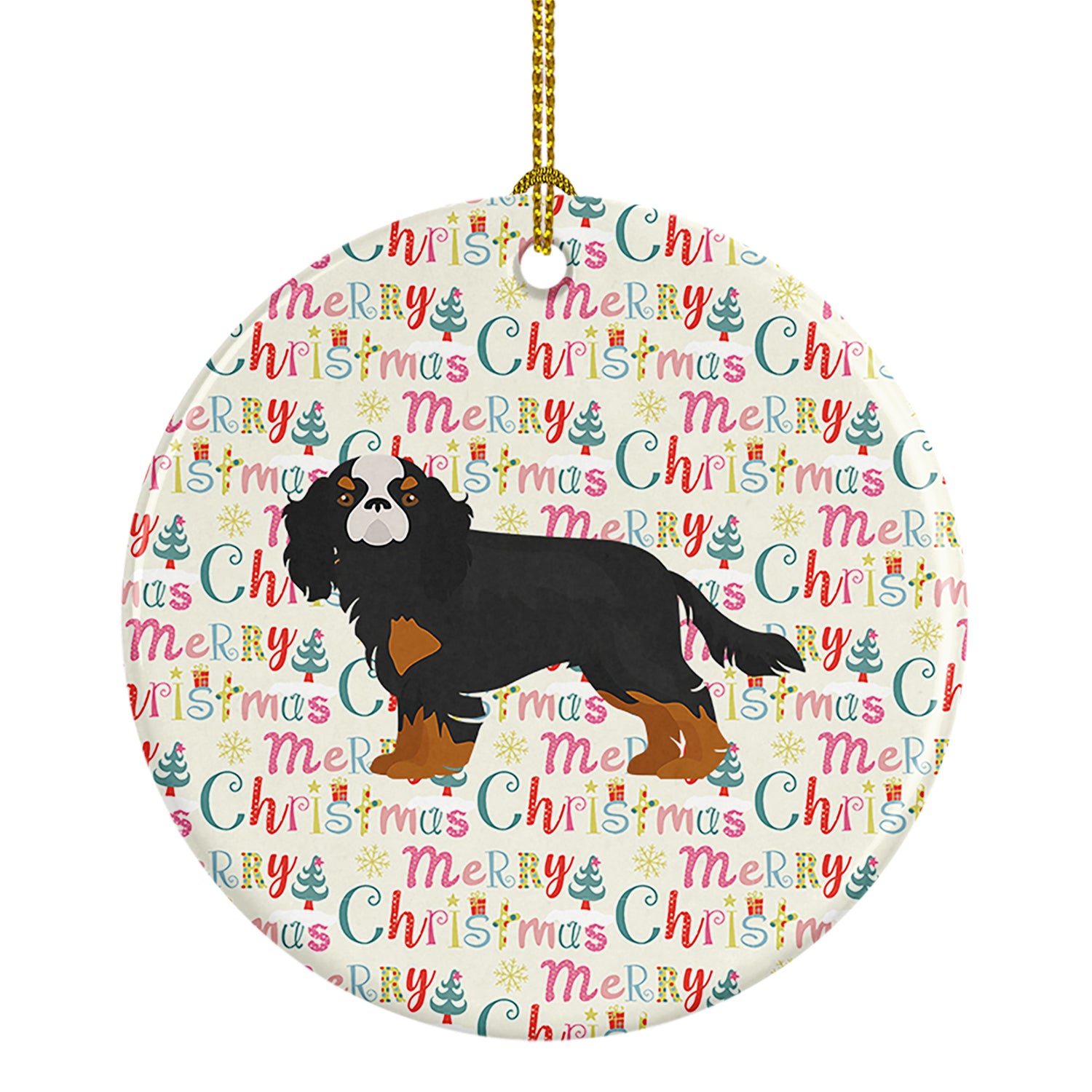 Buy this Cavalier King Charles Spaniel #2 Merry Christmas Ceramic Ornament