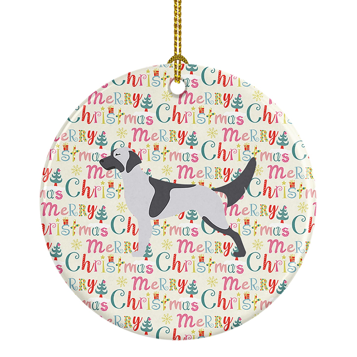 Buy this English Setter Merry Christmas Ceramic Ornament