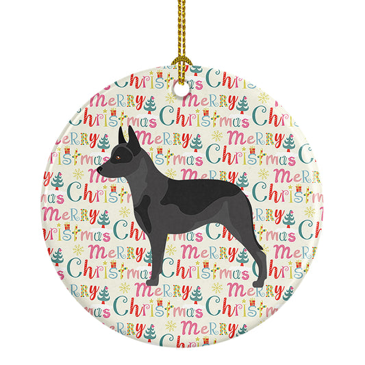 Buy this Australian Cattle Dog Merry Christmas Ceramic Ornament