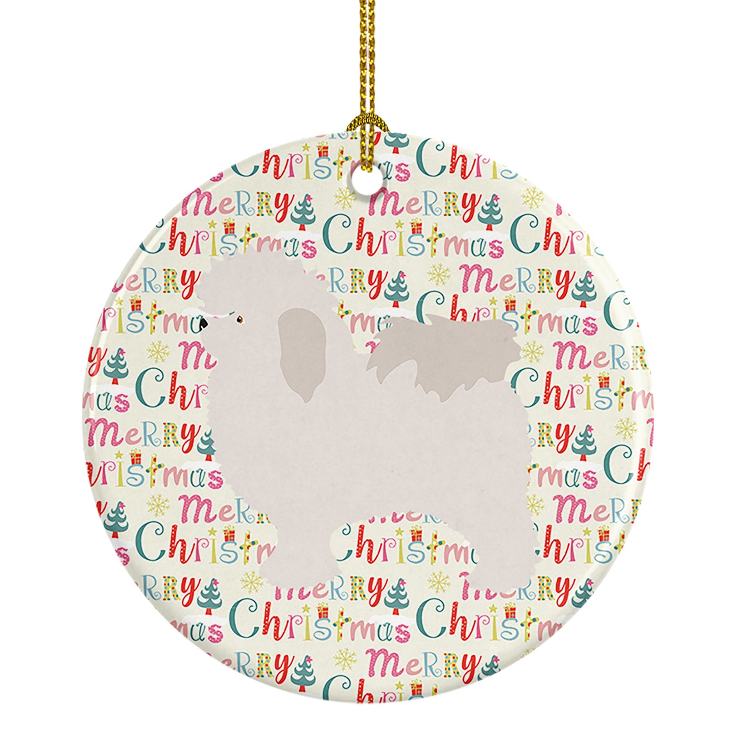 Buy this Bolognese Merry Christmas Ceramic Ornament