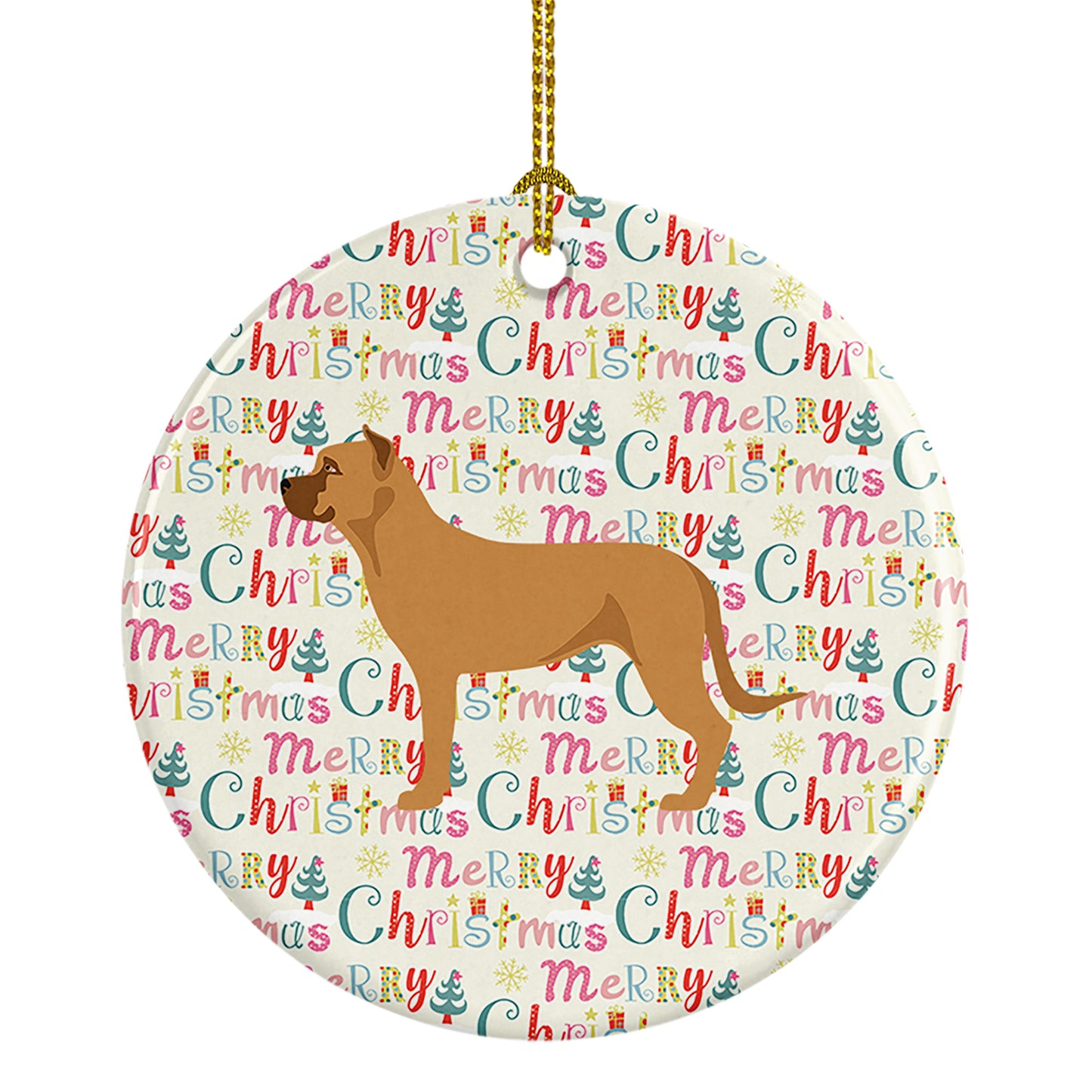 Buy this Alano Espanol Spanish Bulldog Ceramic Ornament