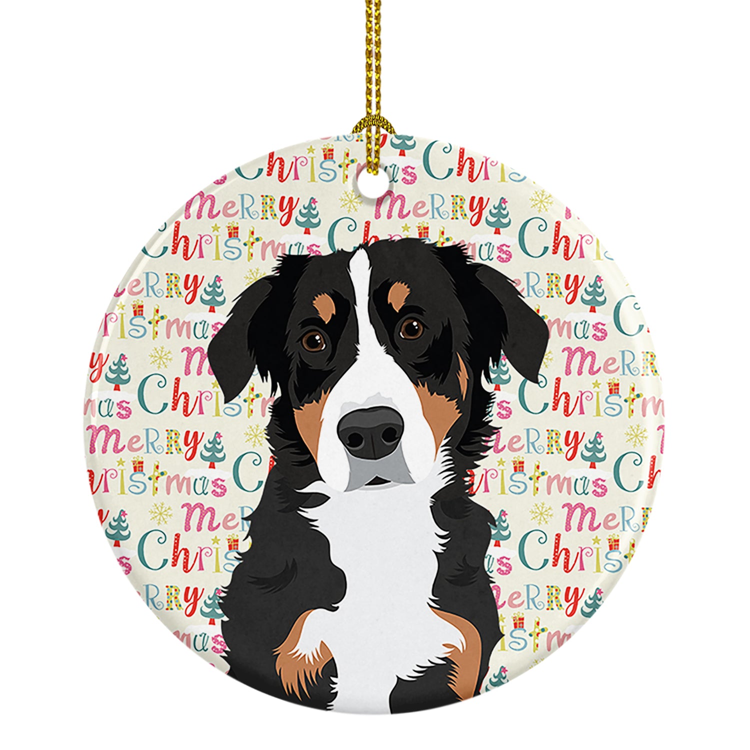 Buy this Bernese Mountain Dog Puppy #2 Christmas Ceramic Ornament