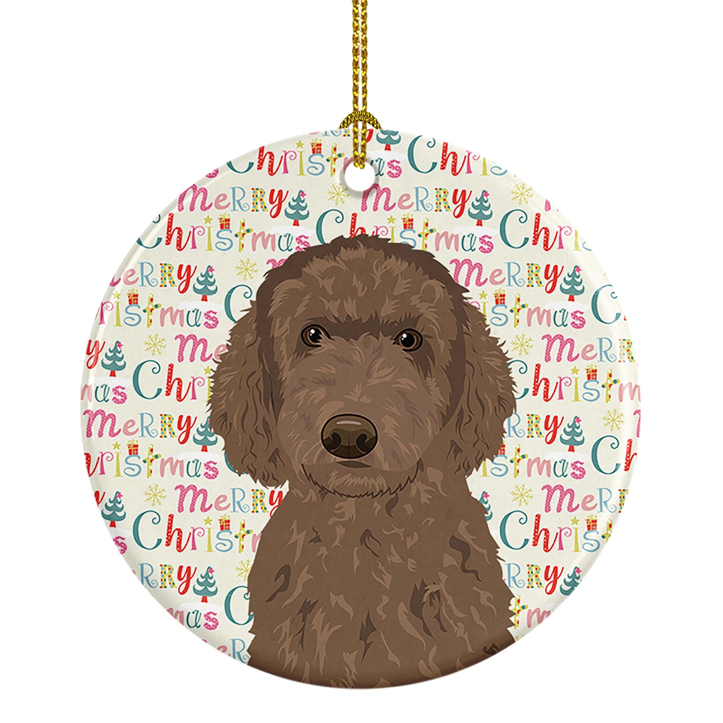 Buy this Doodle Chocolate #2 Christmas Ceramic Ornament
