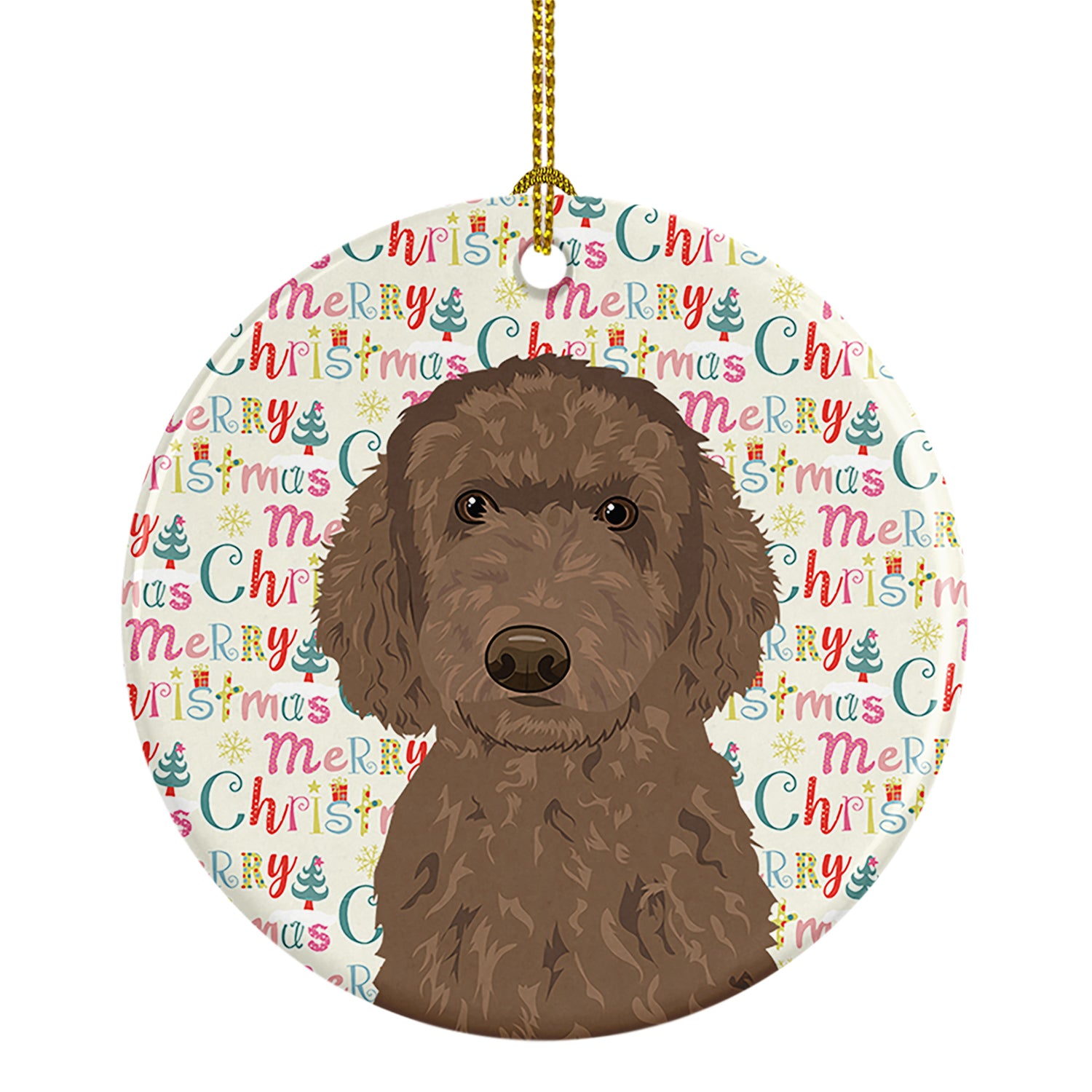 Buy this Doodle Chocolate #2 Christmas Ceramic Ornament