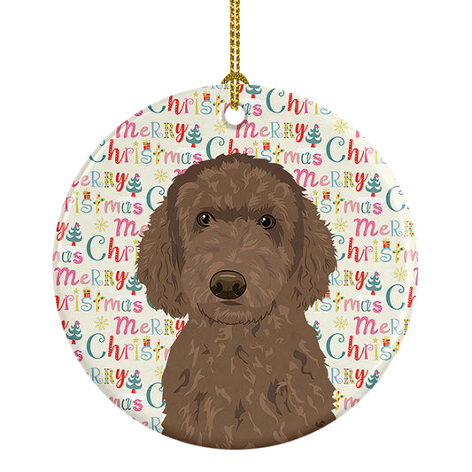 Buy this Doodle Chocolate #2 Christmas Ceramic Ornament