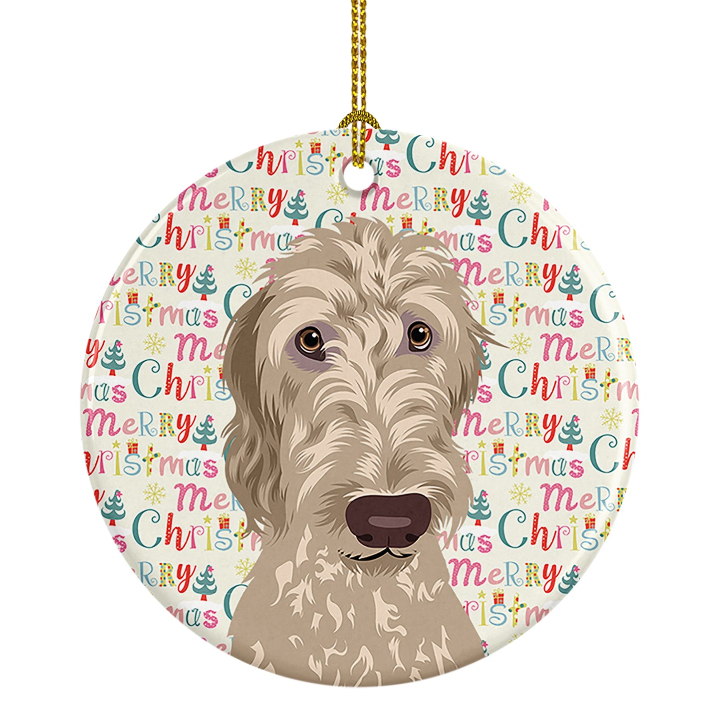 Buy this Doodle Fawn #4 Christmas Ceramic Ornament