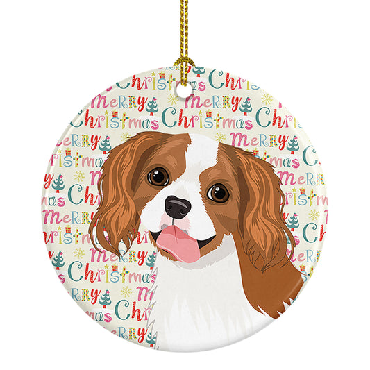 Buy this Cavalier King Charles Spaniel Blenheim #2 Christmas Ceramic Ornament