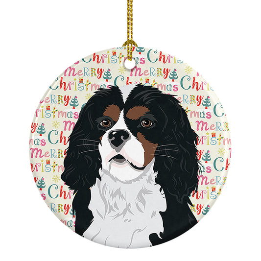 Buy this Cavalier King Charles Spaniel Tricolor #1 Christmas Ceramic Ornament